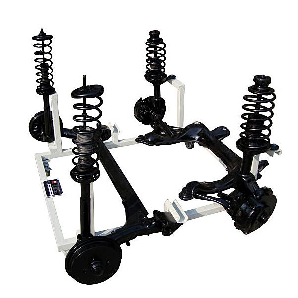 整车悬架布局体系展现与拆装实训台,全车悬架布局实训拆卸